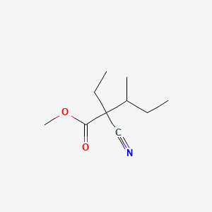 Methyl 2-cyano-2-ethyl-3-methylvalerate