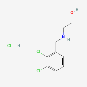 2-(((2,3-Dichlorophenyl)methyl)amino)ethanol hydrochloride