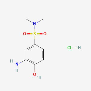 3-Amino-4-hydroxy-N,N-dimethylbenzenesulphonamide monohydrochloride