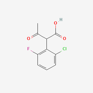 2-Acetyl-2-(2-chloro-6-fluorophenyl)acetic acid
