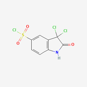 3,3-Dichloro-2-oxoindoline-5-sulfonyl chloride
