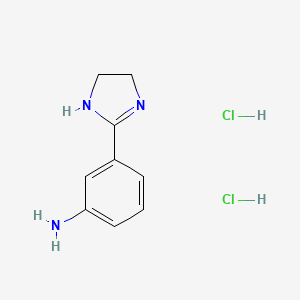 3-(4,5-Dihydro-1H-imidazol-2-yl)aniline dihydrochloride