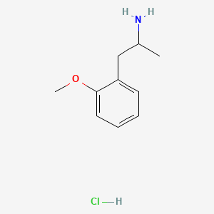molecular formula C10H16ClNO B1622056 o-Methoxy-alpha-methylphenethylamine hydrochloride CAS No. 5344-61-6