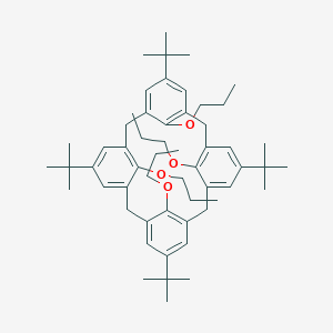 molecular formula C56H80O4 B162207 4-tert-Butyl-calix[4]arene tetra-N-propyl ether CAS No. 135269-36-2