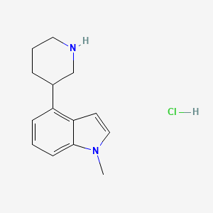 1-Methyl-4-(3-piperidyl)-1H-indole hydrochloride