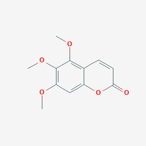molecular formula C12H12O5 B162208 5,6,7-Trimethoxycoumarin CAS No. 55085-47-7
