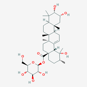 molecular formula C36H58O10 B162209 kaji-ichigoside F1 CAS No. 95298-47-8