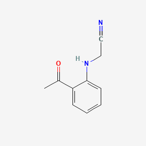 molecular formula C10H10N2O B1622092 Acetonitrile, (o-acetylanilino)- CAS No. 88203-04-7