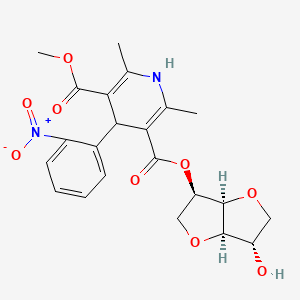 molecular formula C22H24N2O9 B1622094 Sornidipine CAS No. 95105-77-4