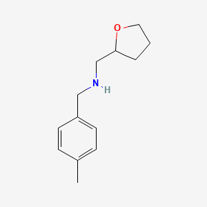 molecular formula C13H19NO B1622095 (4-Methyl-benzyl)-(tetrahydro-furan-2-ylmethyl)-amine CAS No. 202199-07-3