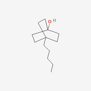molecular formula C13H24O B1622100 4-Pentylbicyclo[2.2.2]octan-1-OL CAS No. 76921-55-6