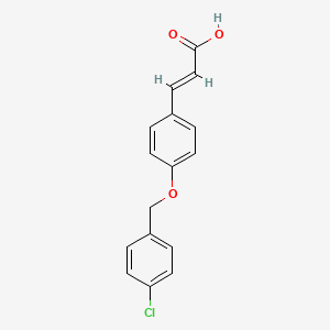 (E)-3-(4-((4-Chlorobenzyl)oxy)phenyl)acrylic acid