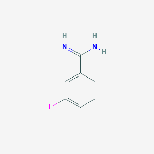 molecular formula C7H7IN2 B1622105 3-iodobenzenecarboximidamide CAS No. 756434-74-9