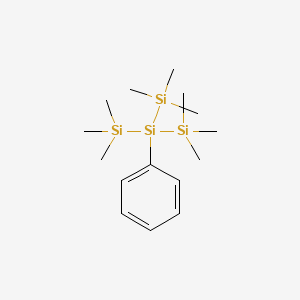Trimethyl-[phenyl-bis(trimethylsilyl)silyl]silane