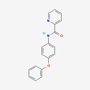 molecular formula C18H14N2O2 B1622126 N-(4-PHENOXYPHENYL)PICOLINAMIDE CAS No. 255904-96-2