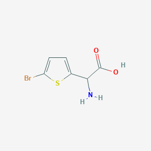 molecular formula C6H6BrNO2S B1622127 2-amino-2-(5-bromothiophen-2-yl)acetic Acid CAS No. 500718-17-2