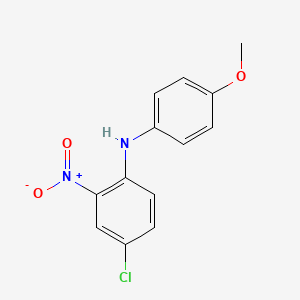 molecular formula C13H11ClN2O3 B1622134 4-chloro-N-(4-methoxyphenyl)-2-nitroaniline CAS No. 6373-69-9