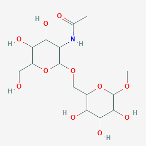 N-[4,5-dihydroxy-6-(hydroxymethyl)-2-[(3,4,5-trihydroxy-6-methoxyoxan-2-yl)methoxy]oxan-3-yl]acetamide