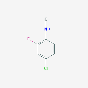 molecular formula C7H3ClFN B1622138 4-Chloro-2-fluoro-1-isocyanobenzene CAS No. 602262-00-0