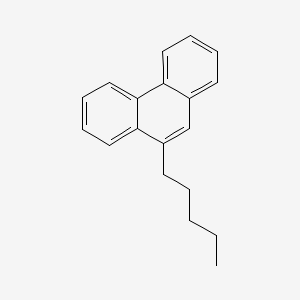 molecular formula C19H20 B1622142 9-Pentylphenanthrene CAS No. 52689-26-6