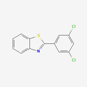 molecular formula C13H7Cl2NS B1622144 2-(3,5-Dichlorophenyl)-1,3-benzothiazole CAS No. 391219-75-3