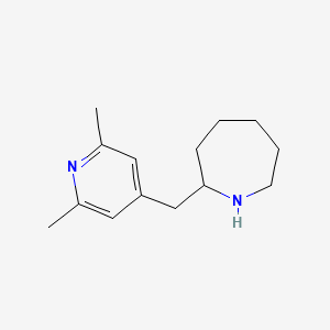 2-[(2,6-Dimethylpyridin-4-yl)methyl]azepane