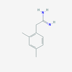 molecular formula C10H14N2 B1622163 2-(2,4-Dimethylphenyl)ethanimidamide CAS No. 802269-53-0