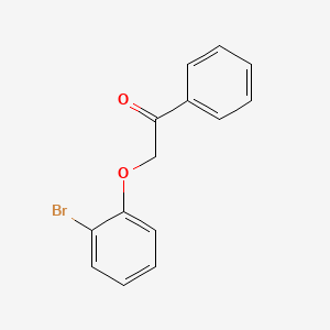 molecular formula C14H11BrO2 B1622170 2-(2-Bromophenoxy)-1-phenylethan-1-one CAS No. 42434-88-8