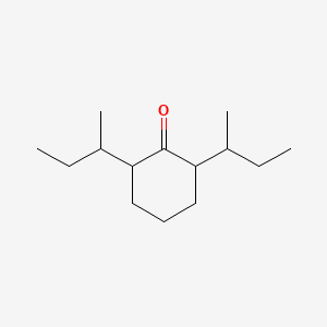 molecular formula C14H26O B1622173 2,6-Bis(1-methylpropyl)cyclohexan-1-one CAS No. 71501-12-7