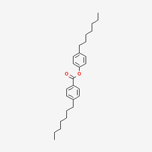 molecular formula C27H38O2 B1622176 4-Heptylphenyl 4-heptylbenzoate CAS No. 79606-06-7
