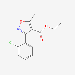 Ethyl 3-(2-chlorophenyl)-5-methylisoxazole-4-carboxylate
