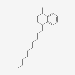 molecular formula C21H34 B1622184 1-Decyl-1,2,3,4-tetrahydro-4-methylnaphthalene CAS No. 85721-22-8