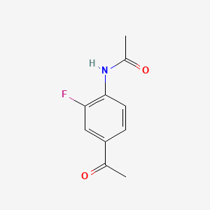 molecular formula C10H10FNO2 B1622185 N-(4-Acetyl-2-fluorophenyl)acetamide CAS No. 85117-88-0
