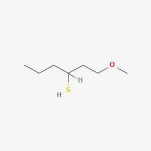 molecular formula C7H16OS B1622193 1-Methoxyhexane-3-thiol CAS No. 94291-50-6