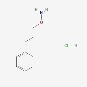 molecular formula C9H14ClNO B1622219 Hydroxylamine, O-(3-phenylpropyl)-, hydrochloride CAS No. 73941-30-7