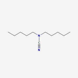 B1622230 Dipentylcyanamide CAS No. 37008-82-5