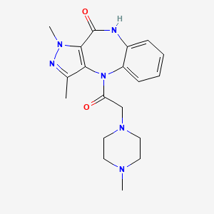 molecular formula C19H24N6O2 B1622237 Zolenzepine CAS No. 78208-13-6