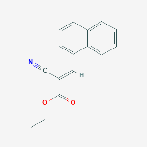 molecular formula C16H13NO2 B1622245 Ethyl 2-Cyano-3-(1-naphthalenyl)acrylate CAS No. 7498-85-3
