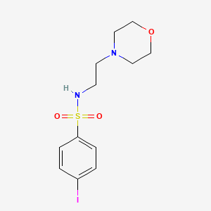molecular formula C12H17IN2O3S B1622249 4-Iodo-N-(2-morpholin-4-yl-ethyl)-benzenesulfonamide CAS No. 433688-20-1