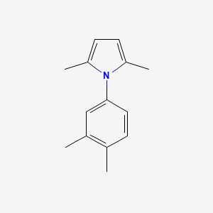 molecular formula C14H17N B1622252 1-(3,4-Dimethyl-phenyl)-2,5-dimethyl-1H-pyrrole CAS No. 92596-42-4