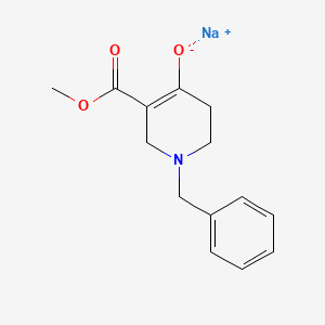 molecular formula C14H16NNaO3 B1622265 Sodium methyl 1-benzyl-1,2,5,6-tetrahydro-4-oxidonicotinate CAS No. 97392-69-3