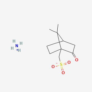 Ammonium (1S)-[7,7-dimethyl-2-oxobicyclo[2.2.1]hept-1-yl]methanesulphonate
