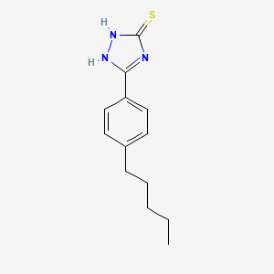 5-(4-pentylphenyl)-4H-1,2,4-triazole-3-thiol