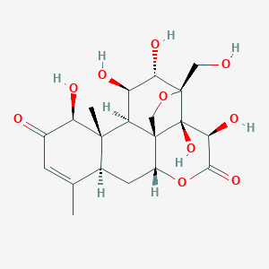 molecular formula C20H26O10 B162228 yadanziolide A 