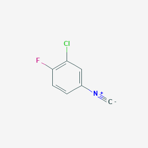molecular formula C7H3ClFN B1622285 2-chloro-1-fluoro-4-isocyanobenzene CAS No. 602261-99-4