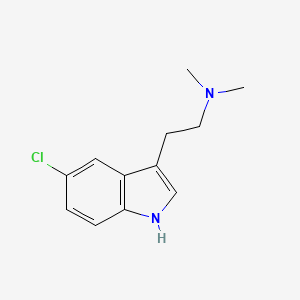 molecular formula C12H15ClN2 B1622295 5-Chloro-N,N-dimethyltryptamine CAS No. 22120-32-7