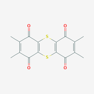 molecular formula C16H12O4S2 B1622298 2,3,7,8-Tetramethyl-1,4,6,9-thianthrenetetrone CAS No. 22698-81-3