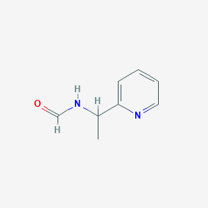 molecular formula C8H10N2O B1622305 N-(1-pyridin-2-ylethyl)formamide CAS No. 854701-06-7