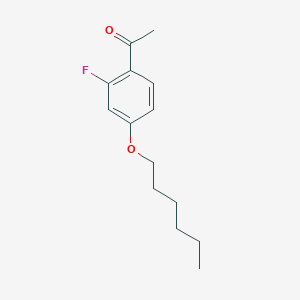 molecular formula C14H19FO2 B1622311 2'-Fluoro-4'-hexyloxyacetophenone CAS No. 203066-91-5
