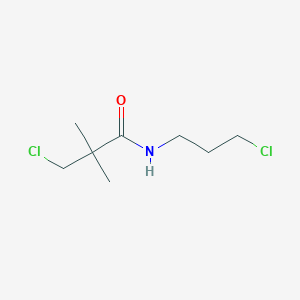 molecular formula C8H15Cl2NO B1622312 3-chloro-N-(3-chloropropyl)-2,2-dimethylpropanamide CAS No. 244006-19-7